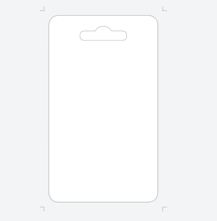 Consumer Electronic Product Pet Plastic Packaging Customized Insert Card Clamshell Blister Packaging For Packaging