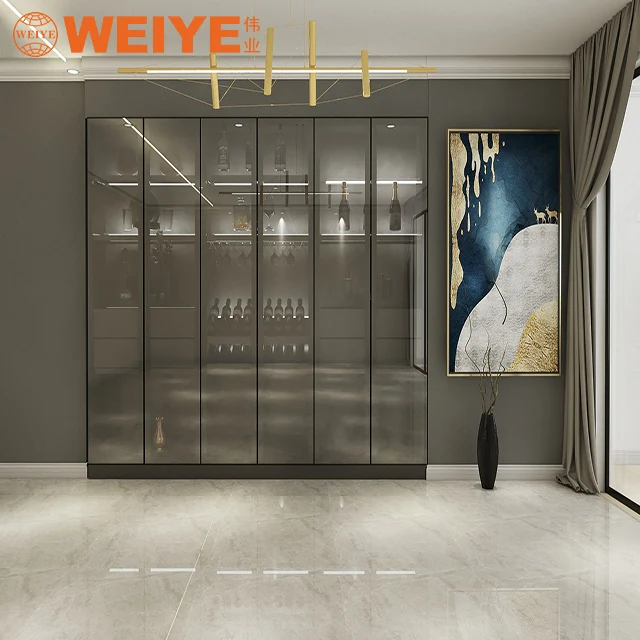 
Foshan factory modern aluminium wine cabinet furniture waterproof moisture-proof aluminium honeycomb panel 