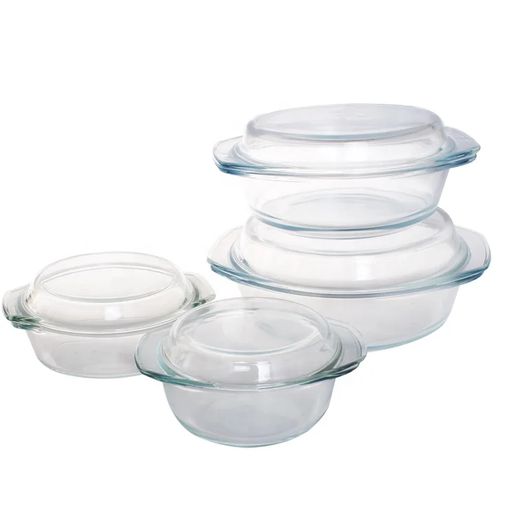 Hot selling transparent glass cooking pot with lid