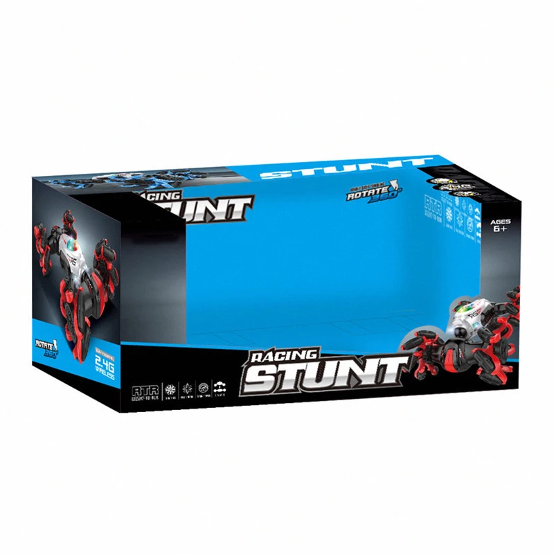 Explosive Stunt Wheel RC Twist Car Toys With Light Show Remote Control Twister Car Toys Radio Control Stunt Truck Toy
