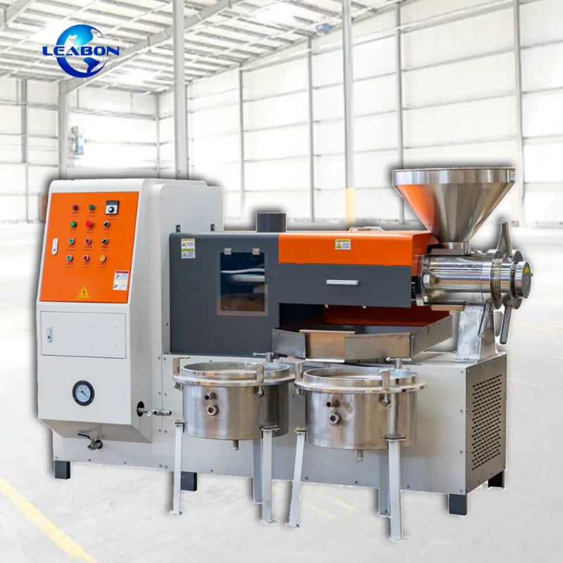 Family Use Cold/Hot Oil Press Machine Peanut Sunflower Screw Oil Presser with Good Quality