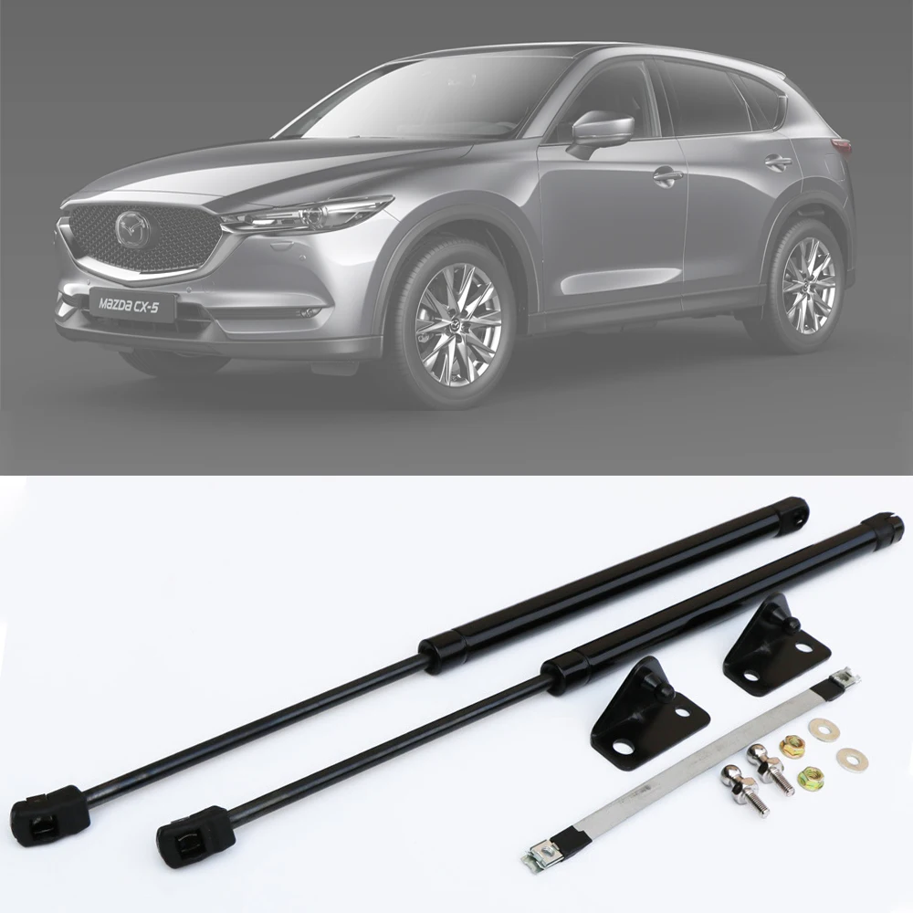 2 Pcs Hood Gas Spring for 18-20 Mazda CX-5 Gas Shocks Struts Front Hood Engine Bonnet Gas Lift Spring