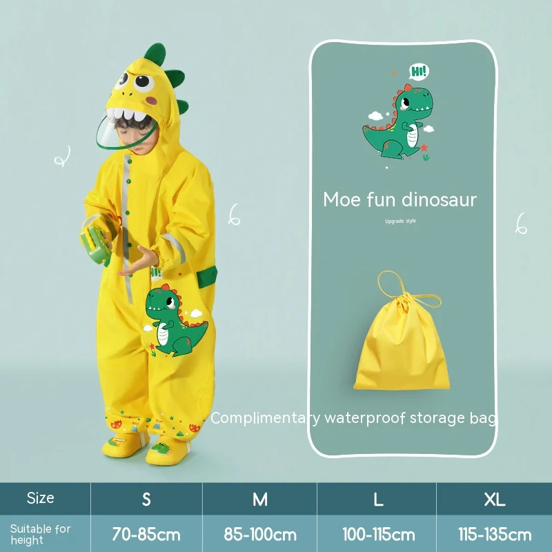 Kids Raincoats Waterproof Rain Jacket Hooded Rain Poncho Toddler Boys Girls Rain Suit Reusable Rainwear