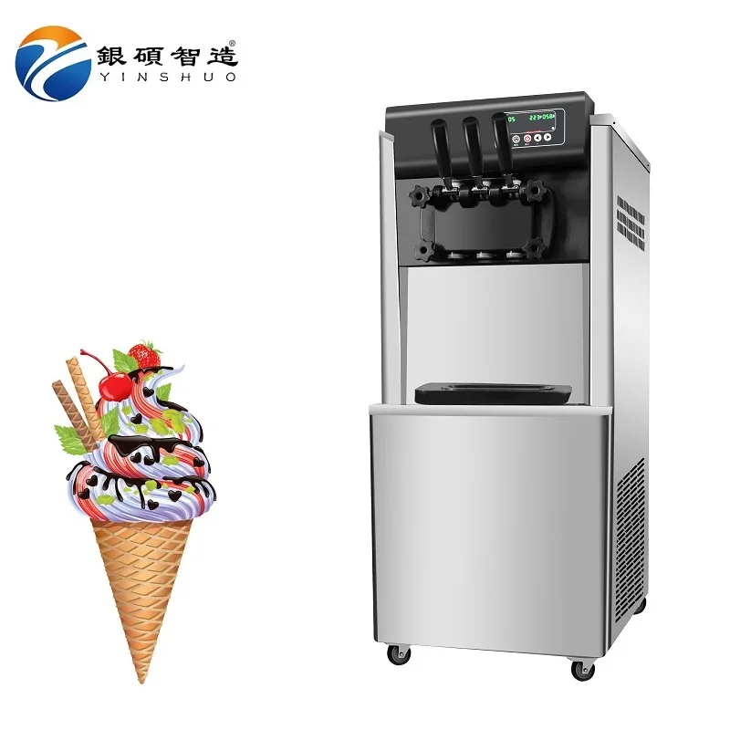 28L-36L/H 3 flavor american soft serve ice cream machine for ice cream maker