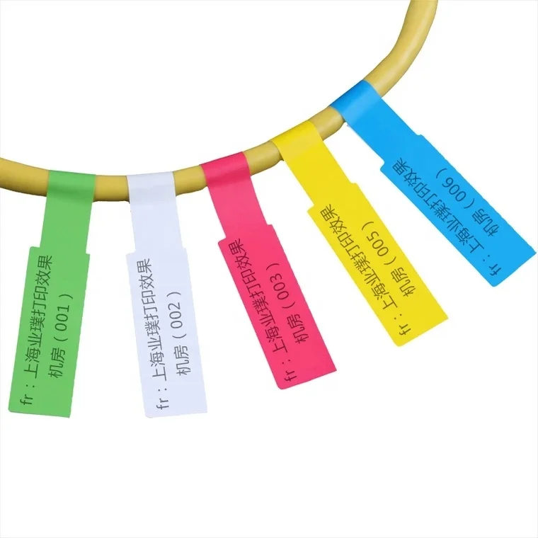 Color A4 cable labels for laser jet printers 30 sheets 900 labels synthesis label