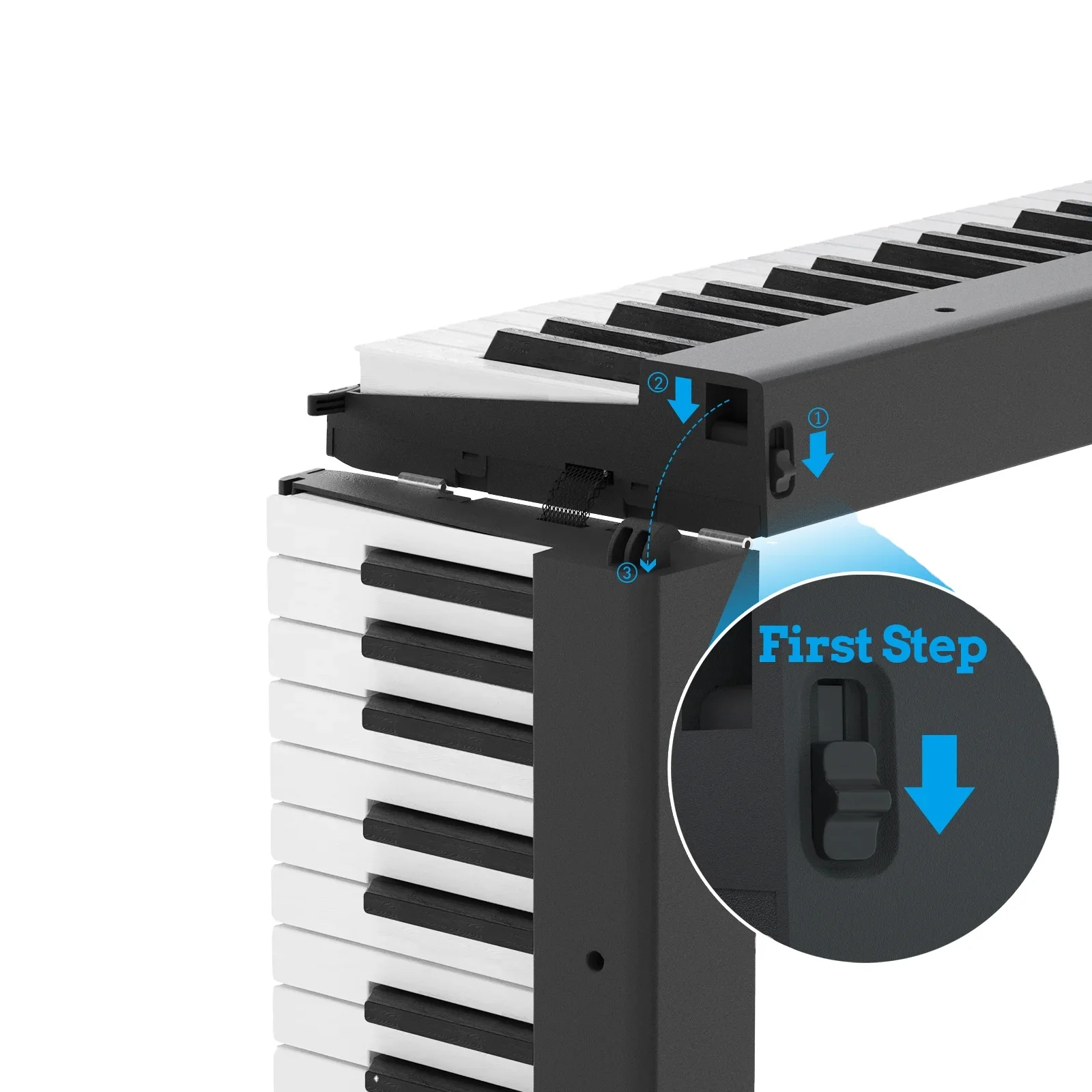 Folding Piano Manufacturer supply Bora Piano Factory Wholesale Digital Piano