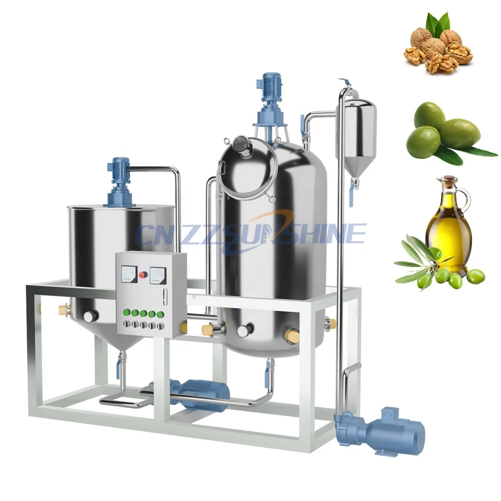 Cold Press Vacuum System Refinery Machine/Economic Sunflower Oil Refine Equipment/Labor Saving Automatic Oil Extraction
