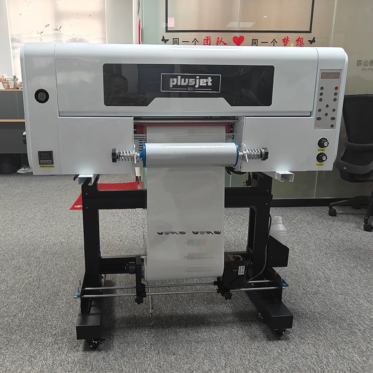 Пленочный самоклеящийся УФ-принтер Plusjet A3 AB для сувениров рекламный PJ-30W2 рулонный принтер рулона DTF