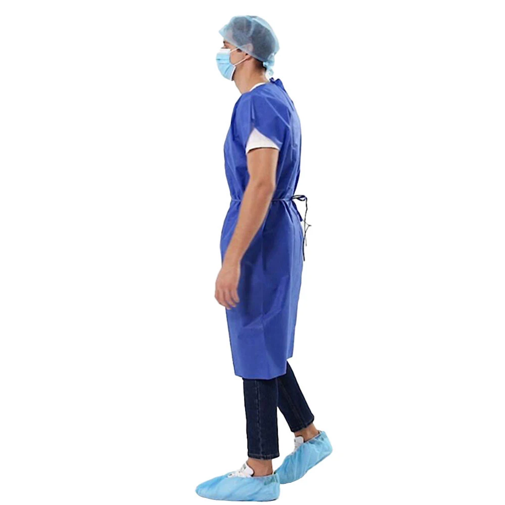 Surgical SMS/PP Disposable medic productical isolation gowns lab medical sterile isolation gown