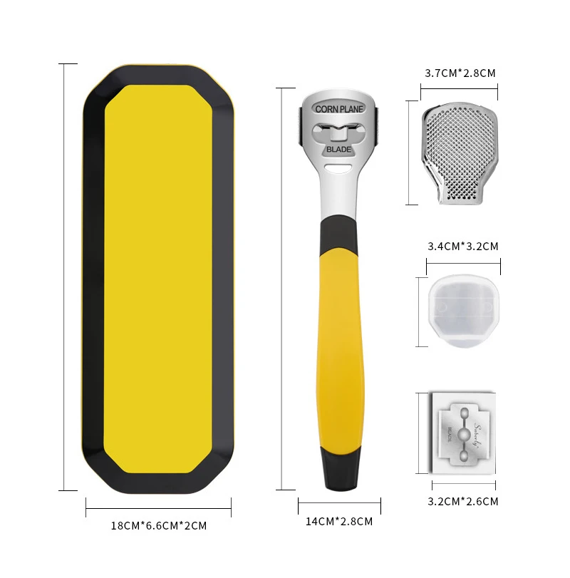 Wholesale  Foot Hard Skin Shaver Callus Remover Foot File Scraper Pedicure Tools Set