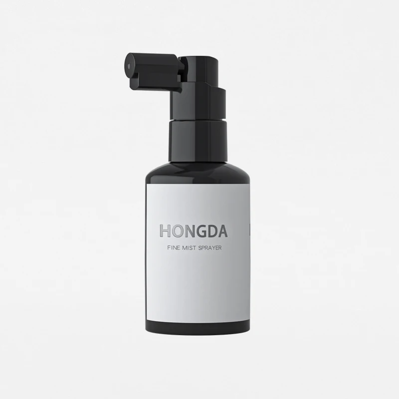 Personal care medicine nasal spray bottle plastic fine mist sprayer head