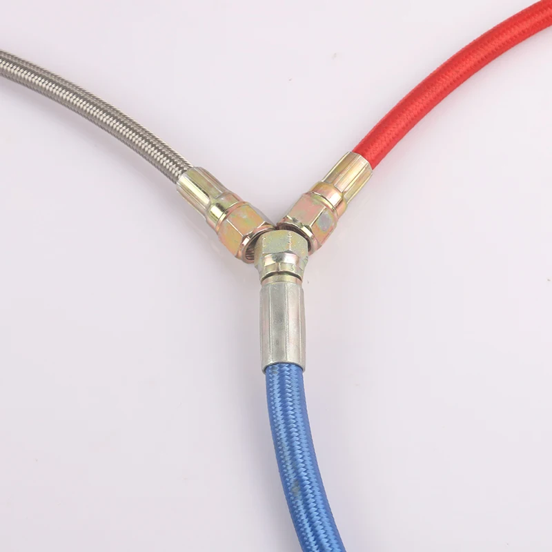 304 stainless steel braided tube high temperature resistant molding machine oil tube heat conduction PTFE tube