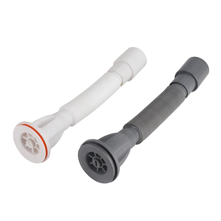 Bathroom Kitchen Accessory Flexible Telescopic Waste Extensible Wash Basin Sink Trap Drain Pipe Hose