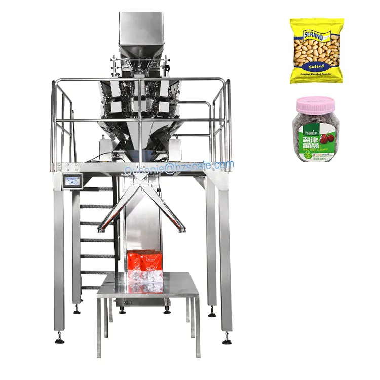 Full automatic weighing packing systems 100g-1kg salt packing machine
