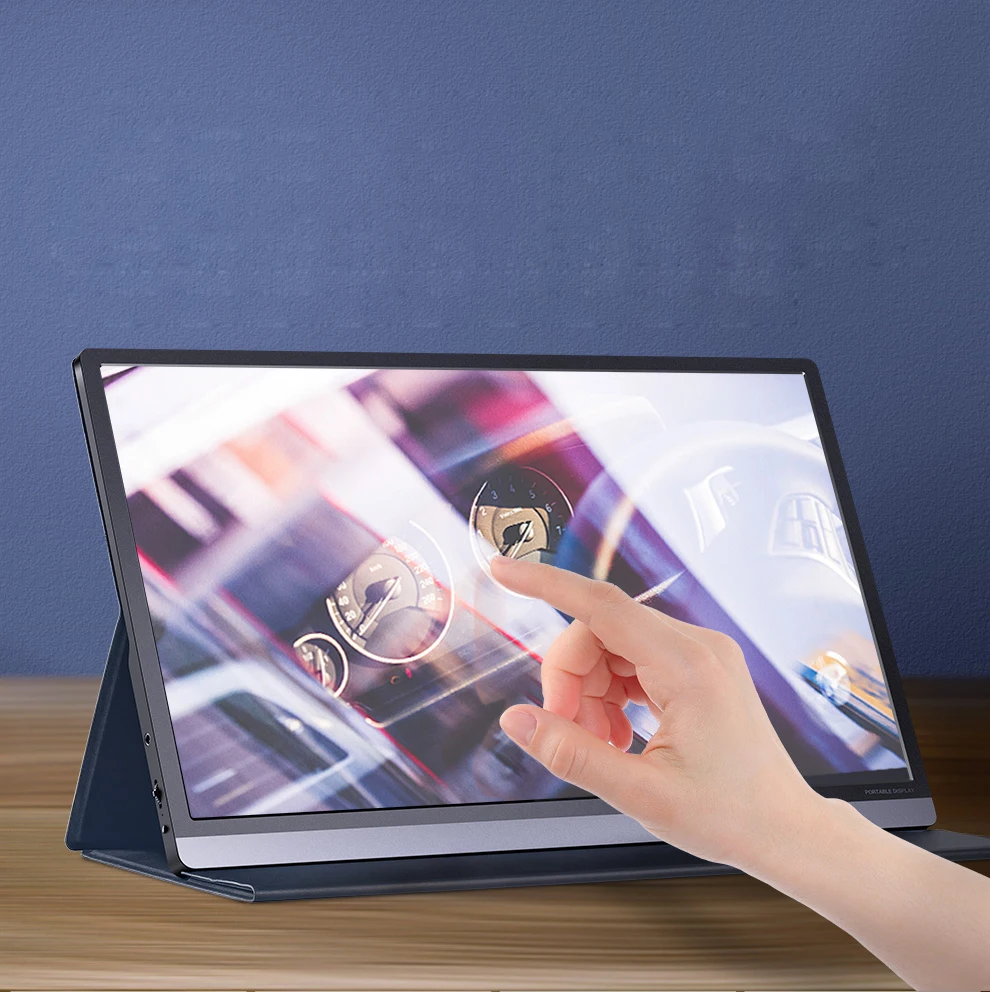 15.6 inch portable screen 1080p monitor phone computer external monitor with on cell touch