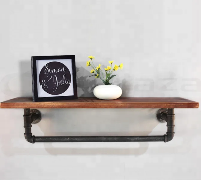 Decorated bathroom towel hanger