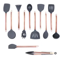 New Fashion Low Price Customization Silicone Kitchen Utensil Set Cooking Tools
