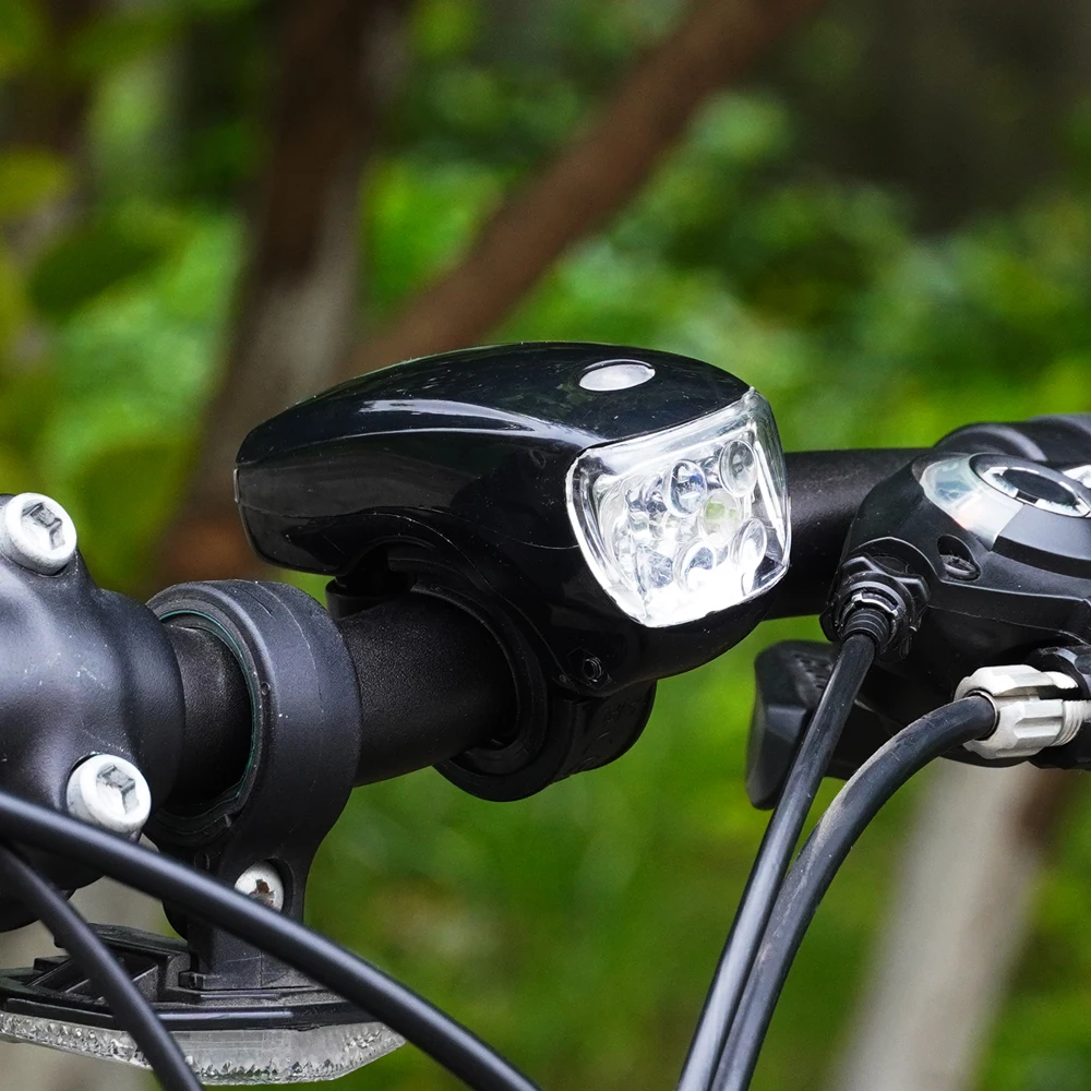 Wholesale Cheap Bright Bicycle LED Light Dry Battery  Waterproof Safety Bike Light