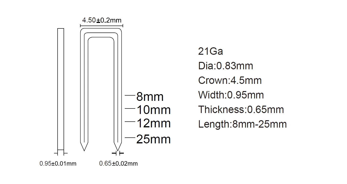 stapler pin manufacturer for 97 staples