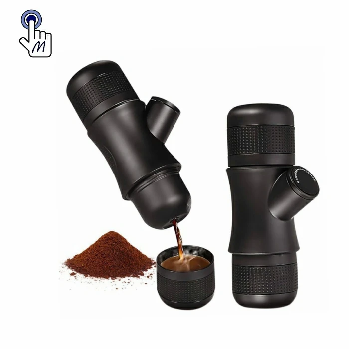 All-in-1 Portable Hand Press Espresso coffee Maker Manual Espresso Machine & Coffee Grinder & Coffee Cup