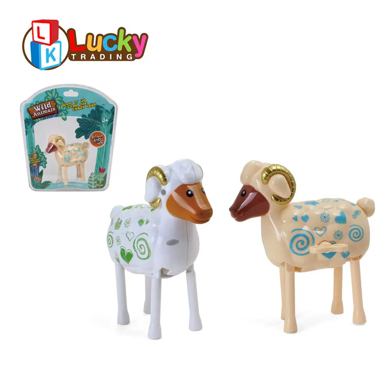 wholesale toys china plastic wind up sheep toy clockwork spring of classic (1600335930229)