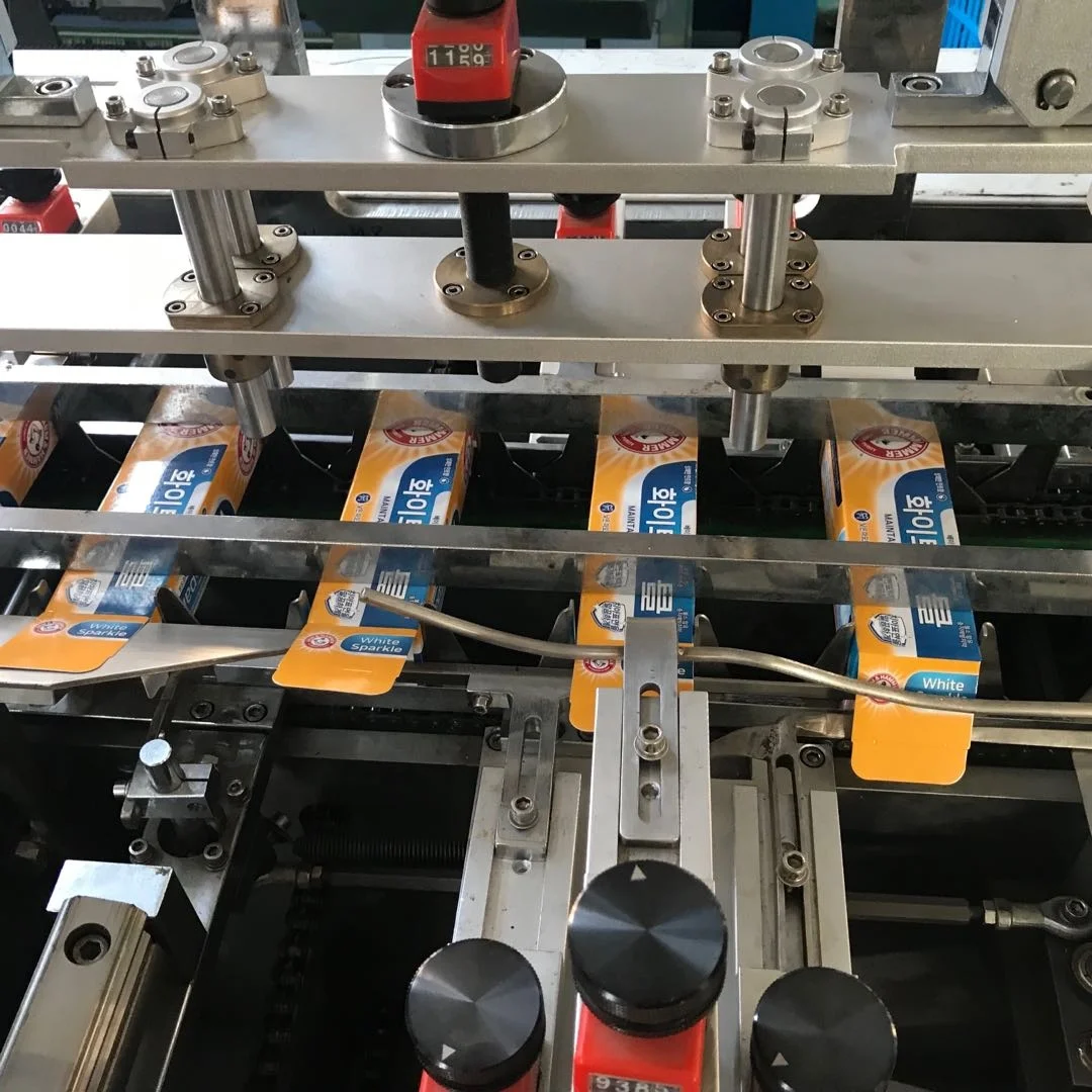 
Automatic Horizontal Intermittent Mechanism Toothpaste Tube With Leaflet Box Cartoning Machine 