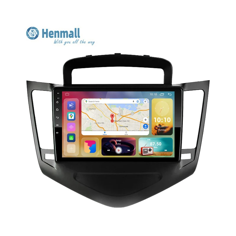 HENGMALL Android Автомагнитола для Chevrolet Cruze J300 2009-2015 gps навигация 2.5D сенсорный экран автомобиля стерео аудио плеер