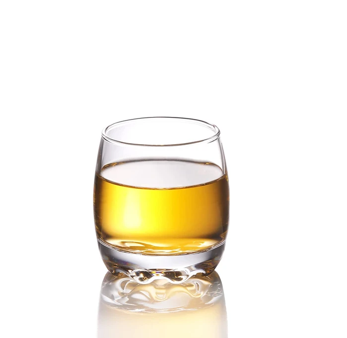 Customized 2.8oz 80ml Heavy Base Shot Glass Set Whisky Vodka Tequila glass cup shot glass for bar party