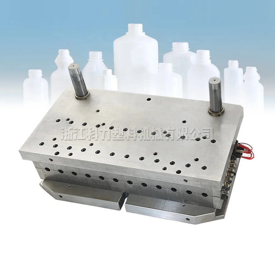 China taizhou huangyan plastic injection extrusion blowing mold for cosmetic bottles and jars