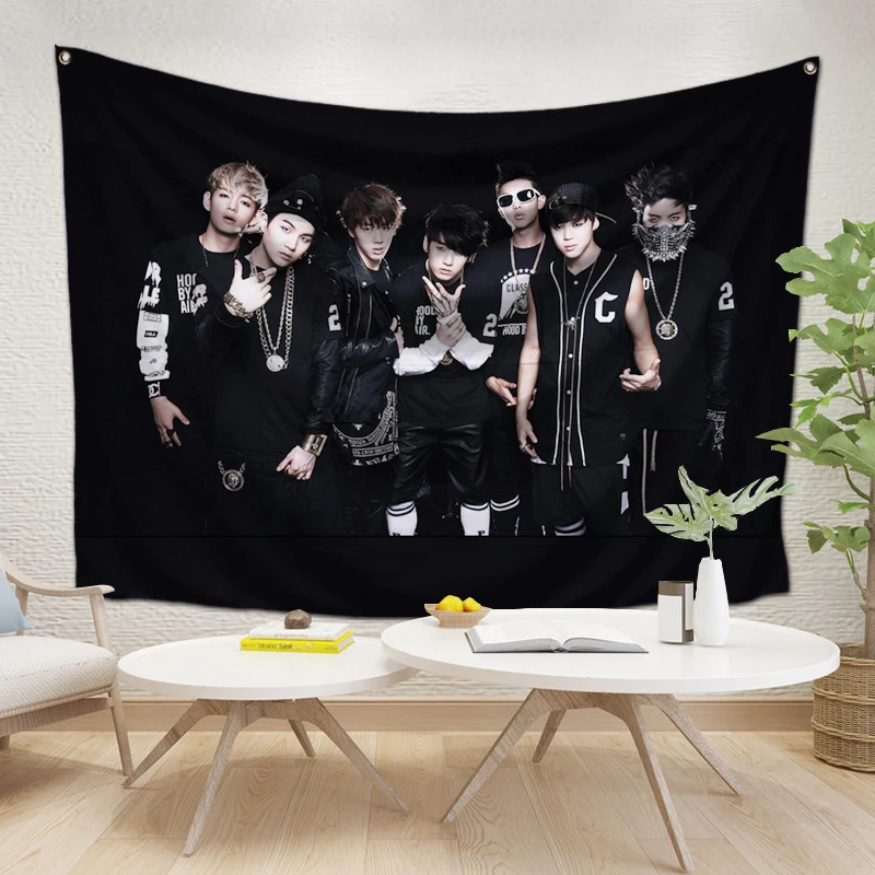 Корейский красивый гобелен для спальни корейские звезды хиппи BTS гобелены настенные