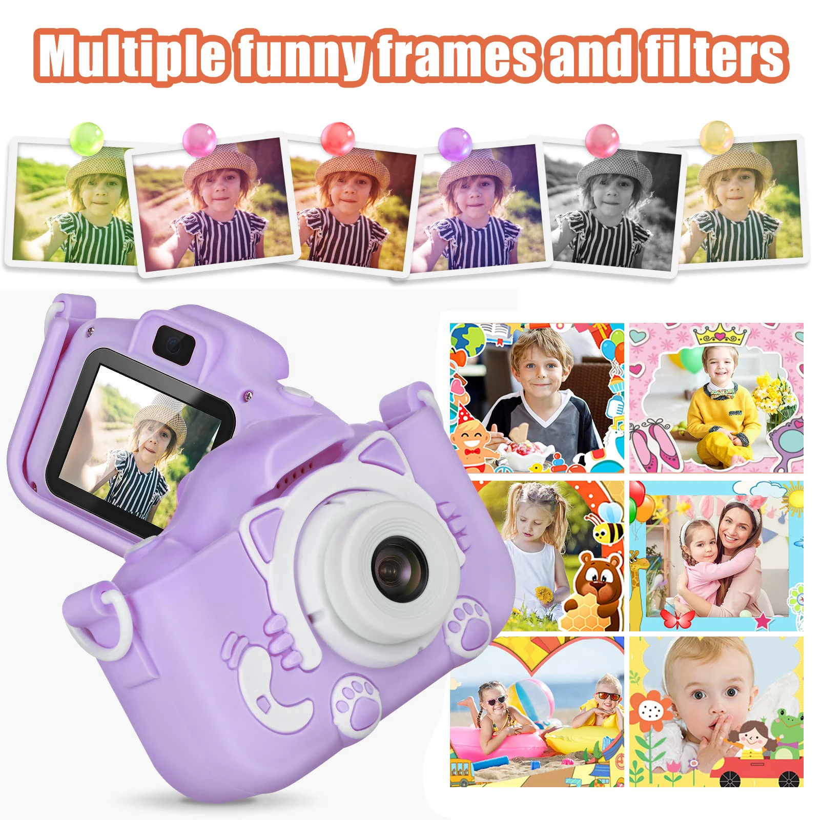 Kids Camera Gifts for 4-8 Year Old Kids Girls and Boy Explorative Toy