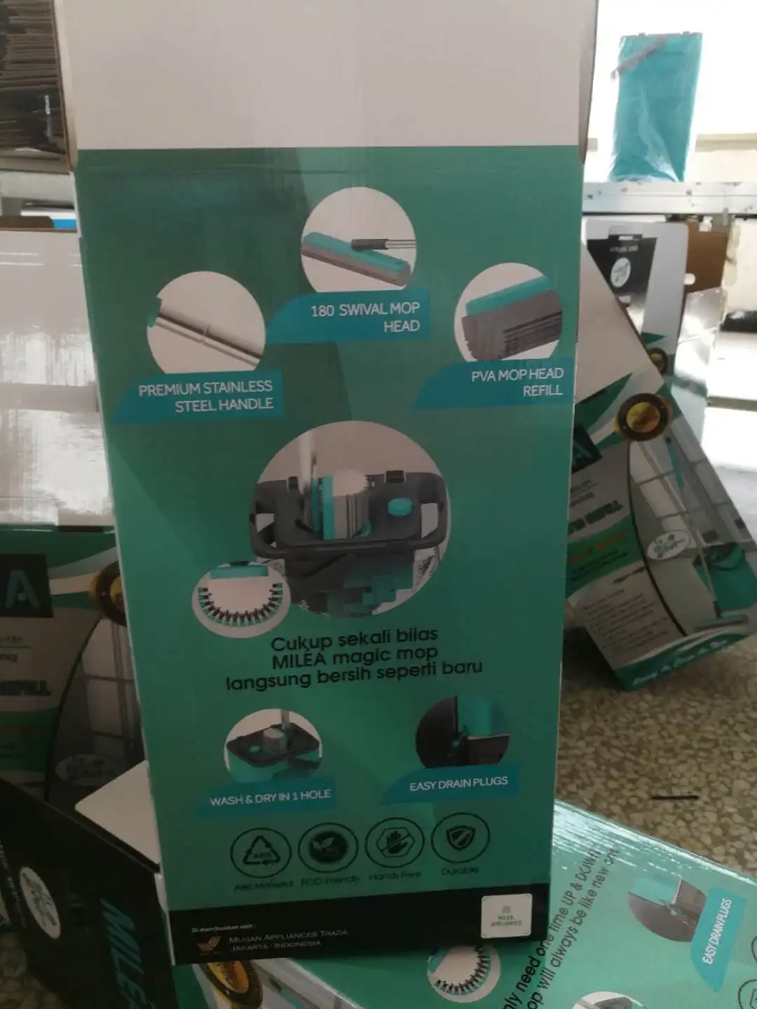 Самоочищающаяся Швабра PVA с щеткой и одним ведром, 2 в 1, швабра PVA для сухой и чистой уборки