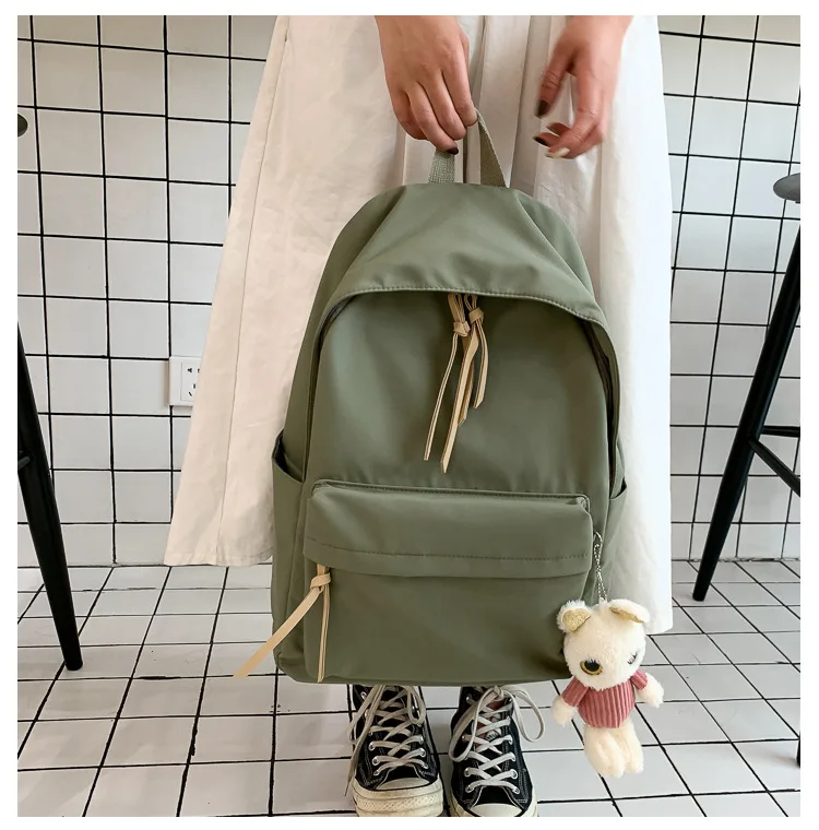 New Arrives Teenage Canvas Backpack Student School Backpack Female Outdoor Travel Bag School Bags