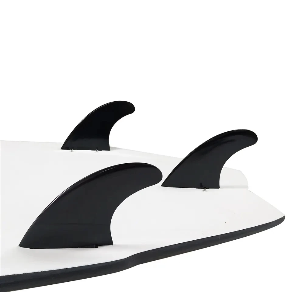 Tri Fins Set Double Tabs Plastic G1G3G5G7 3PCS/SETS Surfboard FCS Fin with Black Accessories