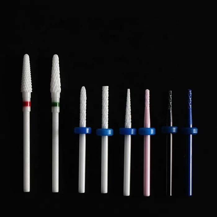 Ceramic Milling Cutter Nail Drill Bit Electric Manicure Drills Pedicure Mill Bits Machine Files Nail Art Tools