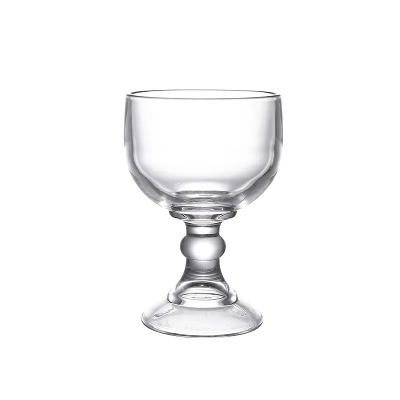 New Arrival Schooner Beer Goblets Round Bowl Weiss Glasses Large Capacity Margaritas Glass Cup Dessert Ice Cream Cup Bowl