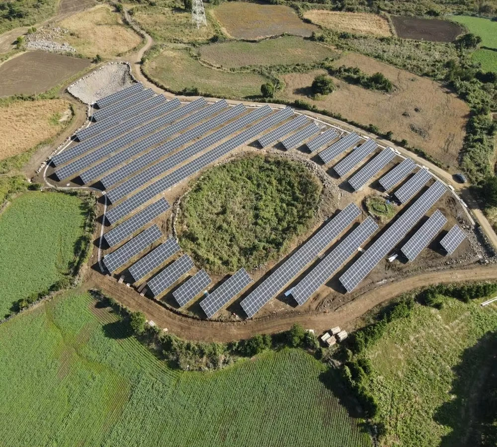 BX.4 Solar Energy Systems 100Kw Bracket Solar Pv Mounting System Ground Mounting Structure