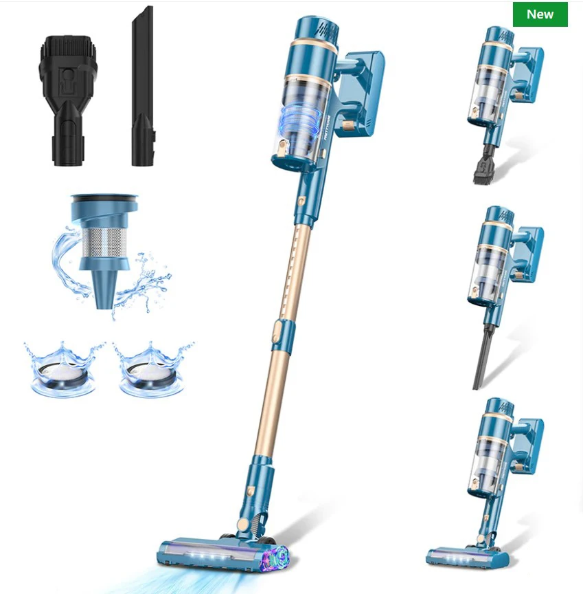 Новейший портативный ручной перезаряжаемый беспроводной пылесос для автомобиля и