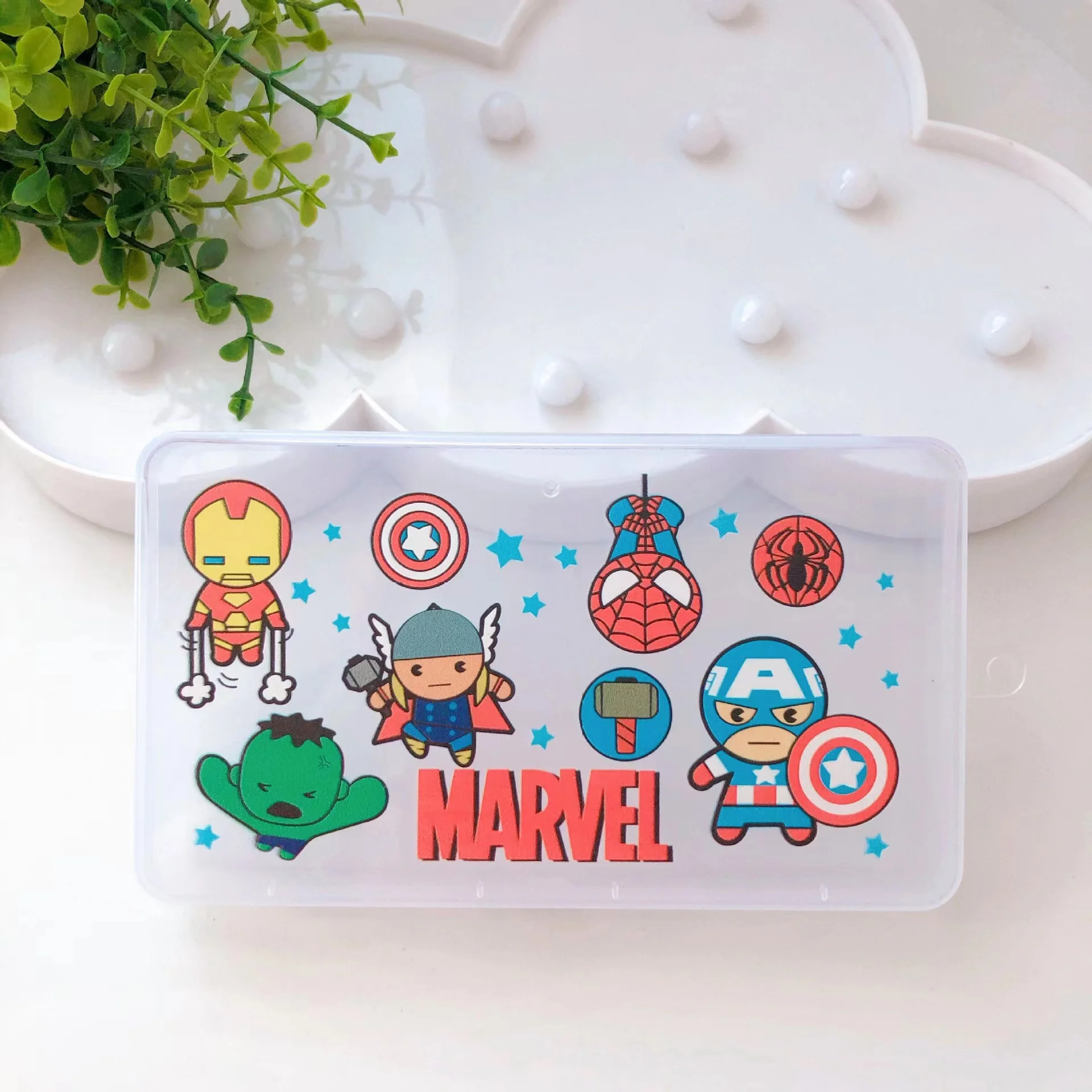 New cartoon storage box plastic cute small object storage box