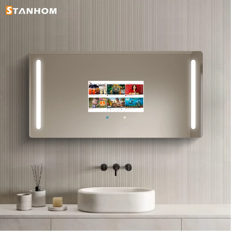 STANHOM Bathroom Android Smart Touch LED Screen Mirror
