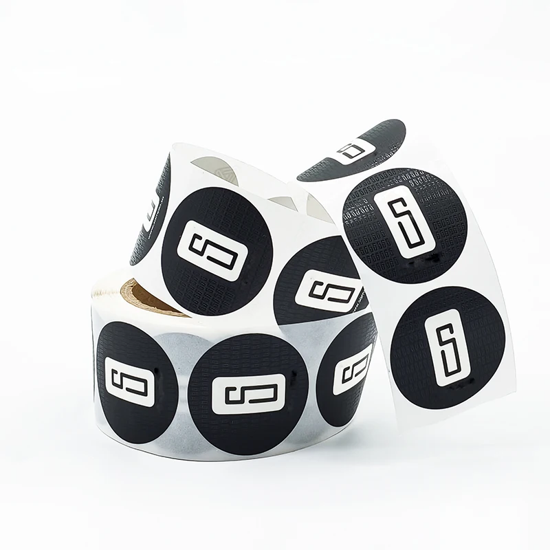 Custom Personalised Adhesive Aluminium Foil Silver Label Printing Roll for Electronic Security Warning Notice