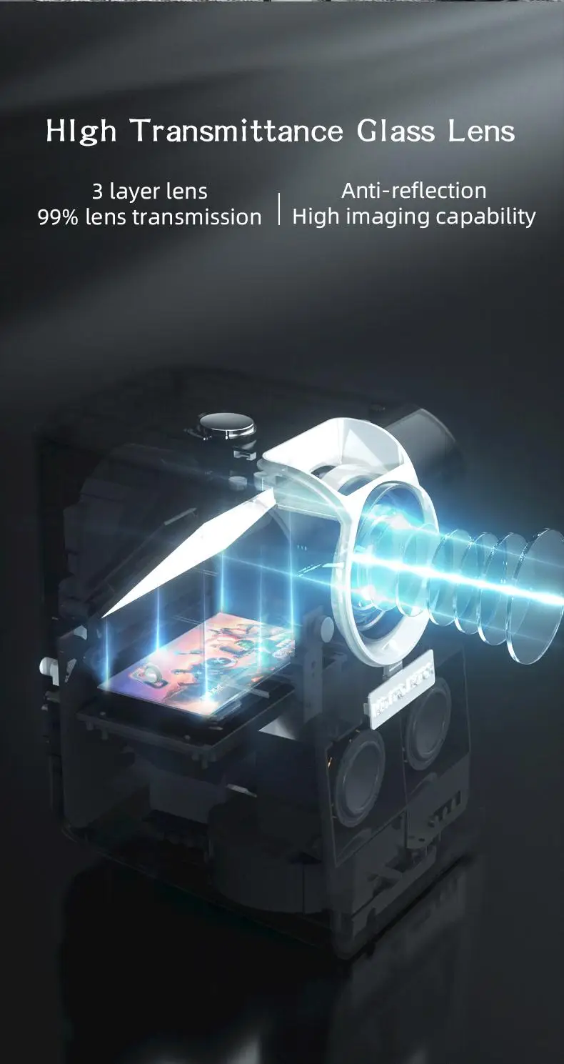 portable home theater Full super clear led projectors 4k mini projector wifi home cinema