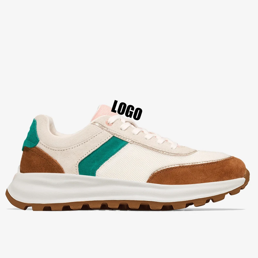 2024 Fashion Trend Custom Sneakers for Men Retro Leather elevator designer womens shoes Casual footwear from Shoe Supplier