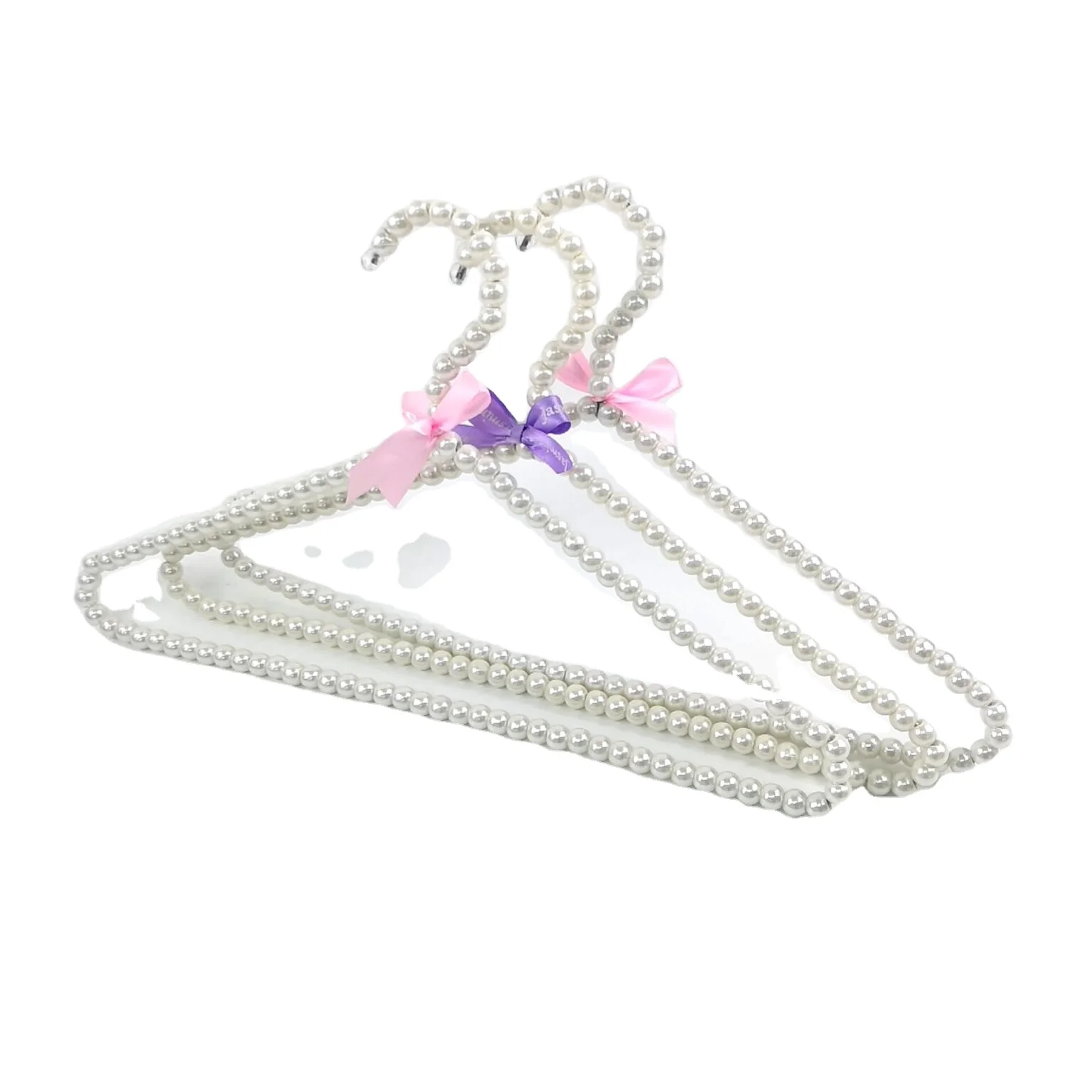 save  shipping cost clothes hanger colorful beads hangers pearl hanger