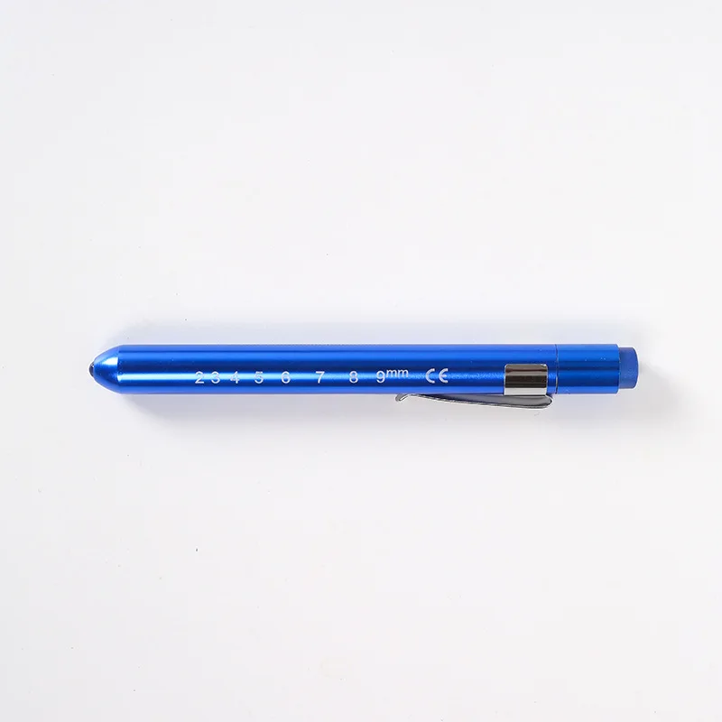 Mini Medical Aluminum Alloy Penlight Doctor Nurse LED Pupil Gauge Pen Flashlight Visual Acuity Examination Apparatus