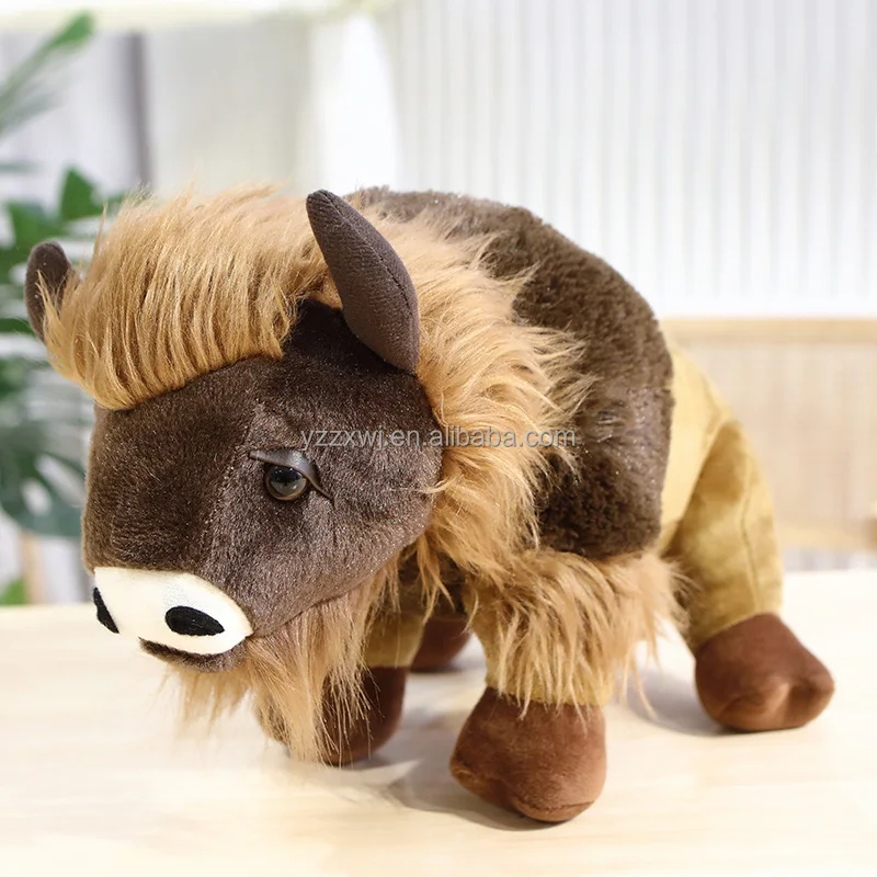 Custom soft Lovely stuffing plush toy goat cute stuffed plush toy animal Stuffed Plush Baby Toys