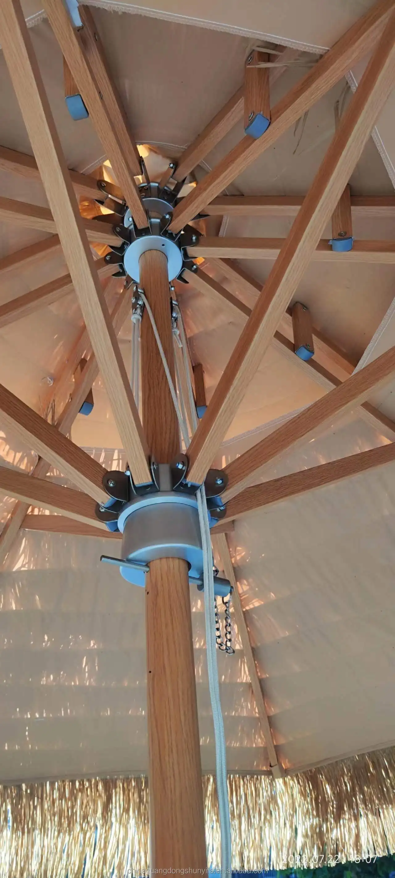 thatch beach umbrella straw grass furniture parasol grass beach seagrass synthetic tiki thatch roof patio bar umbrella 2023