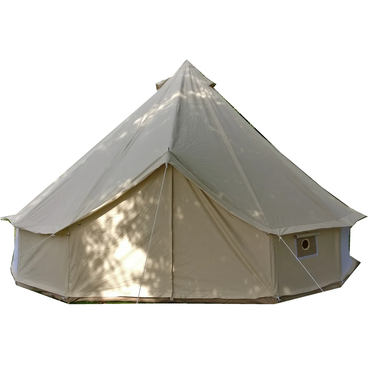 Waterproof canvas touareg bell tent for 10 persons tente-camping luxury outdoor family safari tents manufacturer