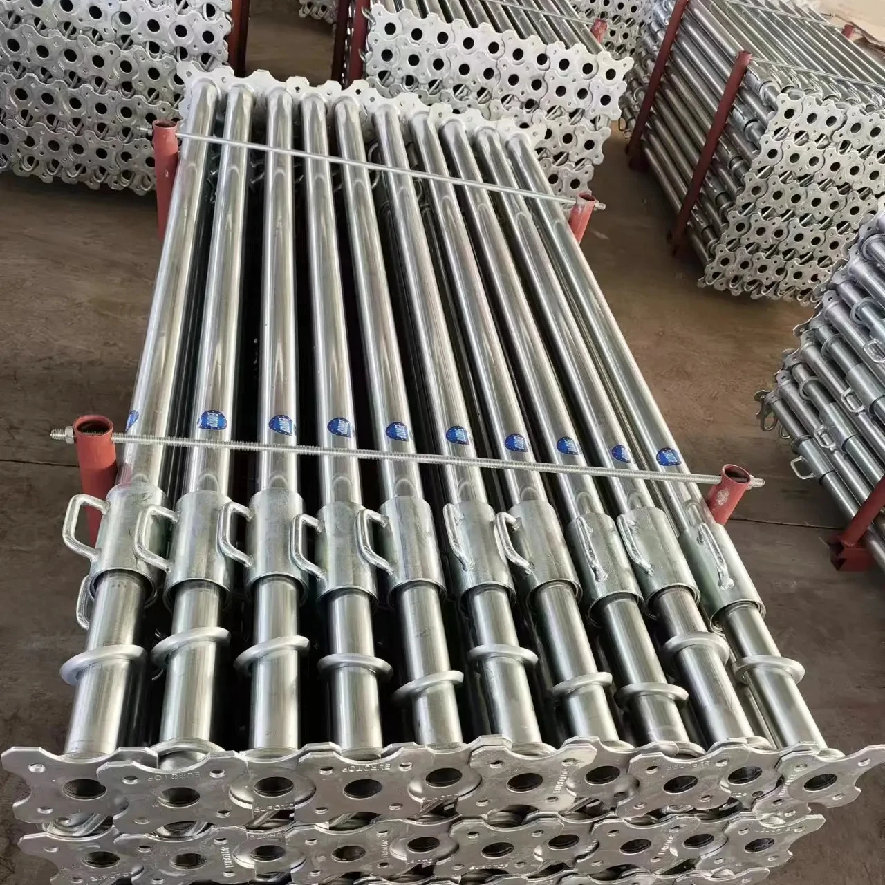 adjustable metal props galvanized rust-proof heavy duty telescope steel shoring props