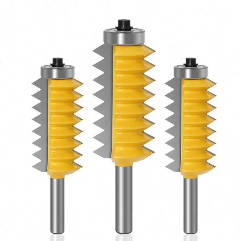 woodworking Finger Joint Glue Milling Cutter Raised panel V joint Router Bits for Wood Tenon Woodwork Cone Tenoning Bit
